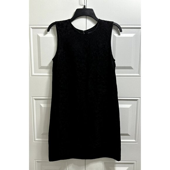 NWOT Theory Adraya Black Ivy Jacquard Shift Dress Size 2 - Picture 1 of 8